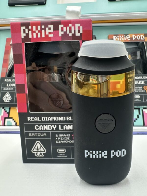 4G Pixie Dust Pods THCA-P Black Edition large capacity yart-style pod