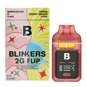 blinkers flip dual chamber disposable 2g