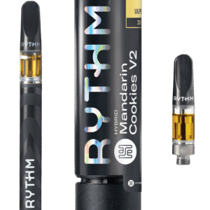 Rythm disposable vape pen as a compact yart vape style